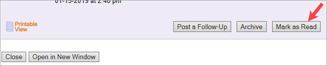 Image of Mark as Read Button