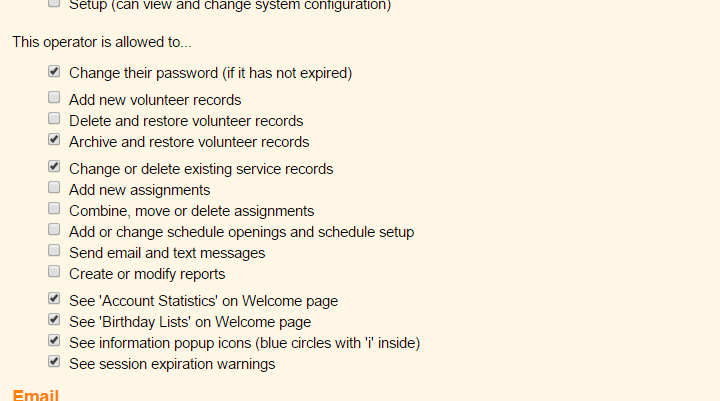 Image of Task Selection Fields