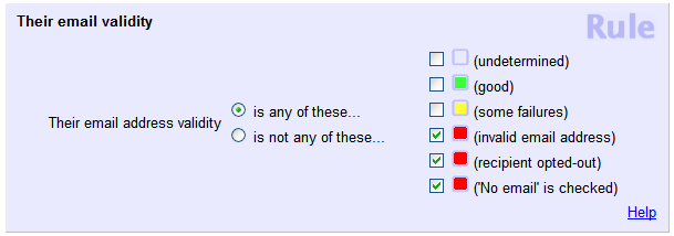 Invalid Email Address Set Settings