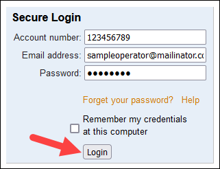 Image of Login Button