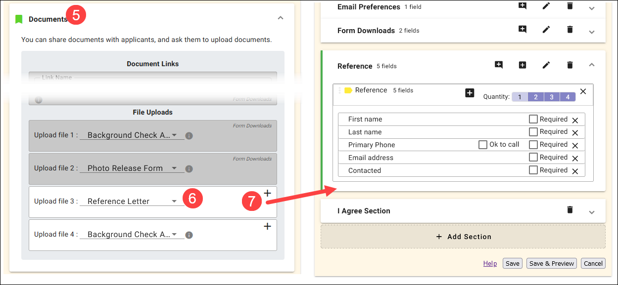 Adding Upload File field to application form